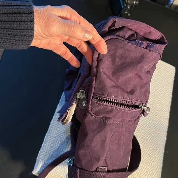 Kipling purple/plum Tote Bag with Front Pocket - Picture 6 of 10